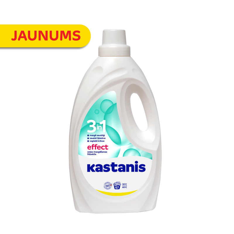 KASTANIS 3in1 Efekts laundry detergent, 2700ml